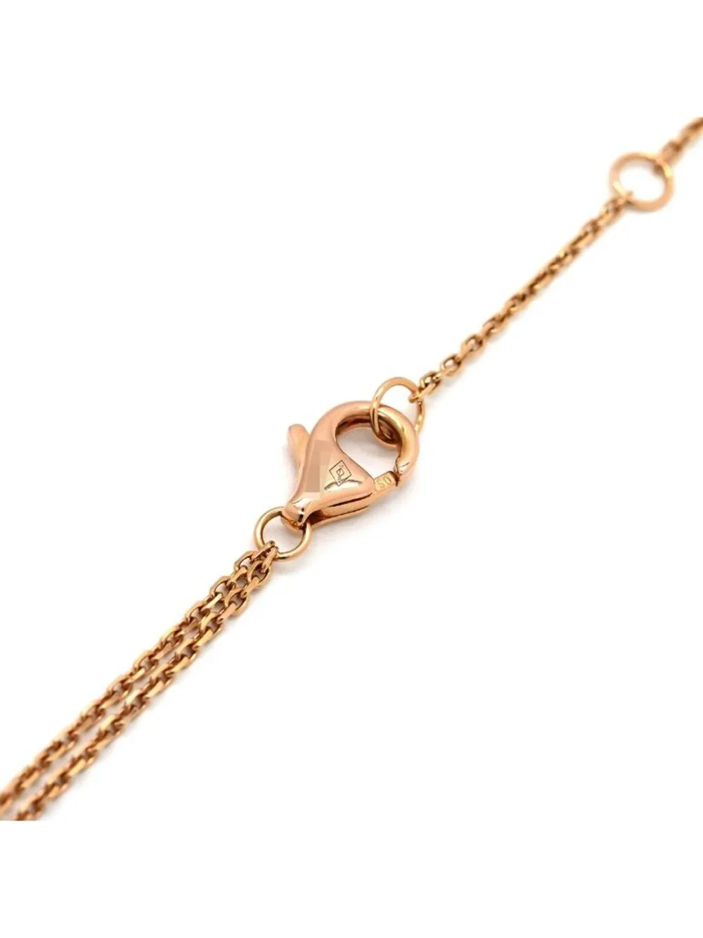 Cartier Necklace Baby Trinity Yellow Gold White Pink 18k Chain